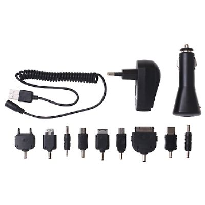 Adapter szett SA1000SET 12-24V-230V USB 1000mA