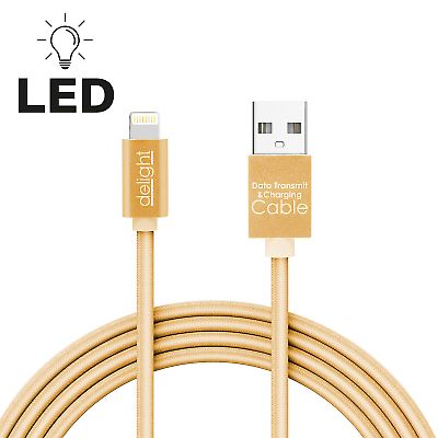 Adat+töltőkábel USB A-Iphone lighting-1m Deli.55442I-G Adat+töltőkábel USB A-Iphone lighting-1m Deli.55442I-G