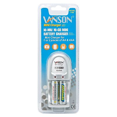 Akkumultortlt szett VANSON V-80 +2dbAA 2000mAh akku