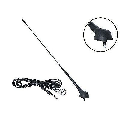 Antenna tet 44cm 50x46mm,csepp,dnthet,fekete AM3124