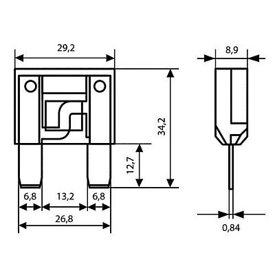 Biztostk kses maxi  30A zld 1081,CM86211