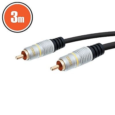 Digitlis koax kbel 3m RCA-RCA 75Ohm 20369