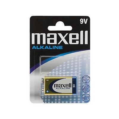 Elem 9V (E) alkli 6LR61 Maxell 1db 18724