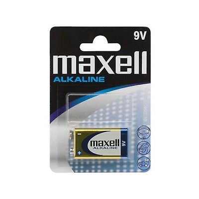 Elem 9V (E) alkli 6LR61 Maxell 1db 18724