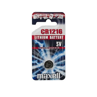 Elem gomb 3V ltium CR1216 Maxell 1db 18743