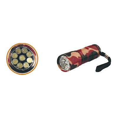 Elemlmpa  9LED-es MFL10 terepszn,masszv fmhzas