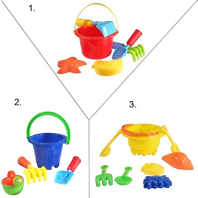 Homokozszett vdrben 18cm,4db-os,3fle EddyToys31901@