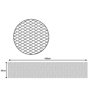 Htrcs alu 100x20 grill hl ezst imp.