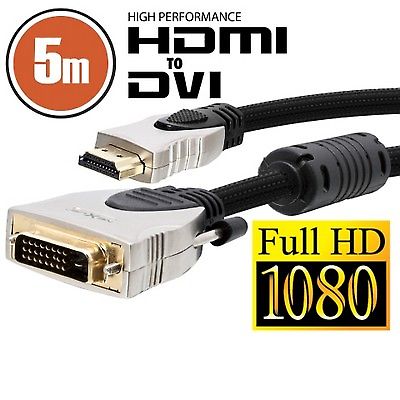 Kbel DVI-HDMI 5m professzionlis Full HD NeXuS 20386