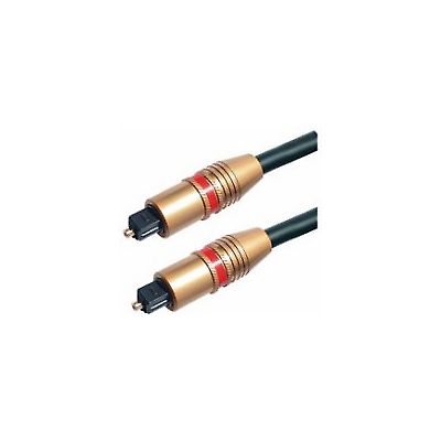Kábel toslink optikai 1,5m OPK6/1,5 aranyozott dugókkal Kábel toslink optikai 1,5m OPK6/1,5 aranyozott dugókkal