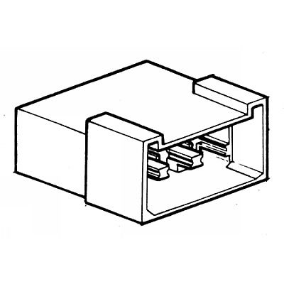 Kbelcsatlakoz hz 12.100 8kiv. 6,3mm apa 25/cs.