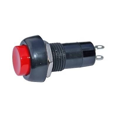 Kapcsol ST10/RD piros kerek 250V/3A 12mm