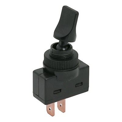Kapcsol karos 2 lls 12V 10A 09021 fekete OFF-On