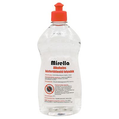 Kzferttlent alkoholos folyadk 500ml Mirella