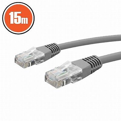 Patch kbel 15m CAT-5e NeXuS 20365 szrke 8P/8C       @