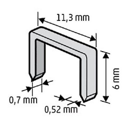 Tzgpkapocs EXTOL MB8852501 ipari 6mm,1000db