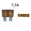 Biztos�t�k k�ses norm�l 
7,5A barna 100db/csom AKCI�S!