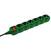 230V-os hosszabbító
kapcsolós 3m zöld NV06K-3/GR