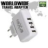 Adapter s USB tlt 230V-4xUSB aljzat NeXuS/Deli.55042