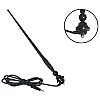 Antenna gumi 34cm fekete, llthat AM3536