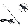 Antenna tet 44cm 50x46mm,csepp,dnthet,fekete AM3124