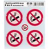 Emblma 4db-os No smoking 56mm mgyants          @