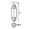 Izz 12V 10W Soffita Piros 2db/bliszt. Lampa58348     @