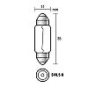 Izz 12V 10W Soffita Zld 2db/bliszt. Lampa58347      @