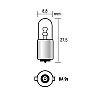 Izz 12V  4W BA9s  Kk 2db/bliszt. Lampa58335         @