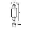 Izz 12V  5W Soffita Zld 2db/bliszt. Lampa58342      @