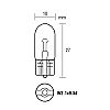 Izz 12V  5W vf. Kk 2db/bliszt. Lampa58360          @