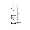 Izz 12V  5W vf. W2,1*9,5d T10 kk E2746 (K) Elta501B