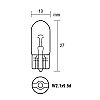 Izz 12V  5W vf. W2,1*9,5d n.srga 2db Lampa58106