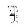 Izz 12V  BA9s  1LED lila 2db (T4W) Lampa58405 tlcsr@