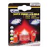 Izz 12V  vf.LED  4LED piros prban+lencse SPL-2510/R@