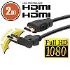 Kábel HDMI-HDMI 2m 1.3b
Full HD NeXuS 20397 BENDABLE 
@