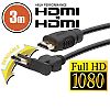 Kábel HDMI-HDMI 3m 1.3b
Full HD NeXuS 20398 BENDABLE 
@