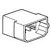 Kbelcsatlakoz hz 12.80 4kiv. 6,3mm apa 25/cs.