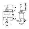 Kapcsol karos 3 lls 250V 10A 09053 ellappal