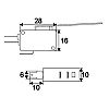 Mikrokapcsol 2 lls 250V 4A 09012 ON-ON