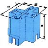 Rel
csatlakoz aljzat 12.184 
6,3mm