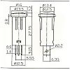 Visszajelz 12V kerek kk 07921KE